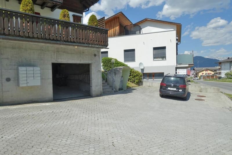 Die Tiefgarage.