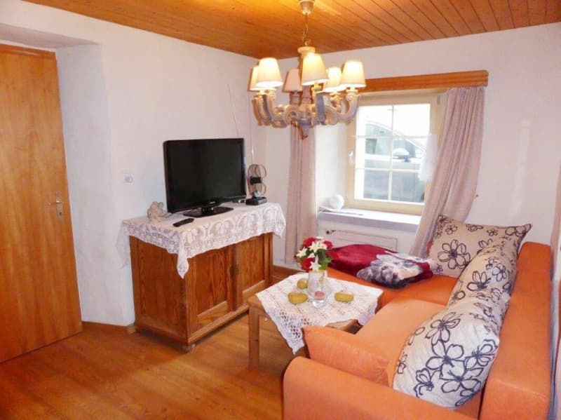 Das Wohnzimmer im Erdgeschoss