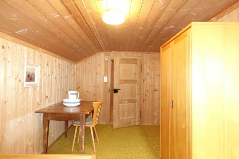 Das erste Dachzimmer mit einer schönen Aussicht.