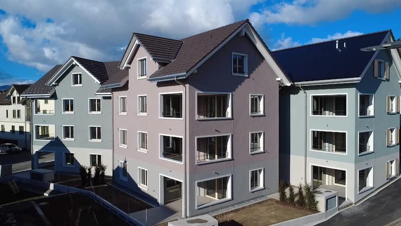 Neubau-Erstvermietung | Moderne 2.5 Zimmerwohnung mit Gartensitzplatz (1)