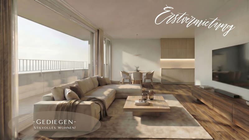 First-time occupancy: modern 2.5-room apartments in the new Speerblick Tuggen building (1)