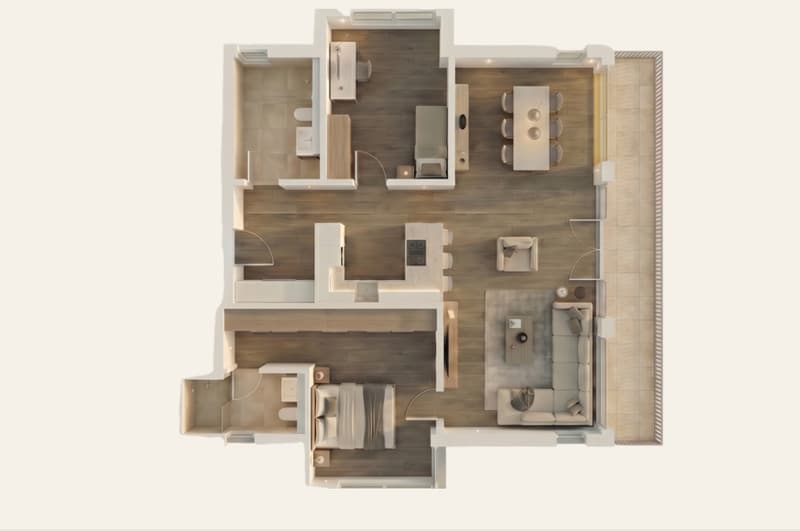 First-time occupancy: spacious 3.5-room apartments in Speerblick Tuggen (6)