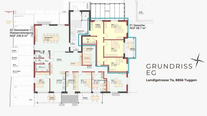 Erstvermietung - Exklusives 3-Zimmer-Büro (13)