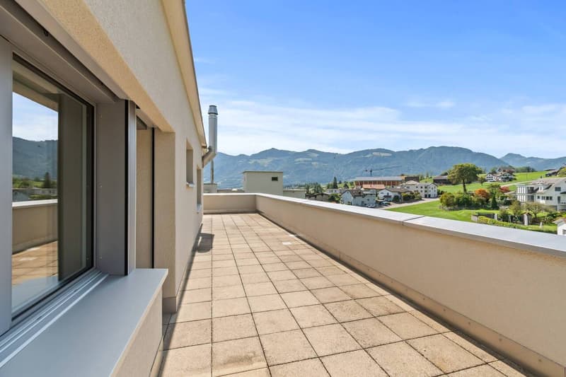 Grosszügige 5.5-Zimmer-Attikawohnung mit 72 m² Terrasse und Weitblick (2)