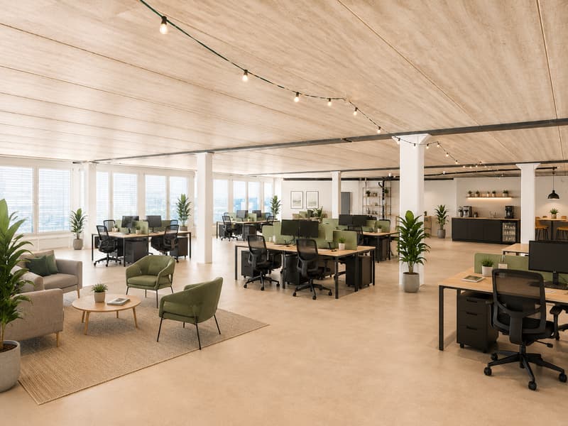 Espaces de bureau planifiables individuellement dans un emplacement favorable au trafic (8)