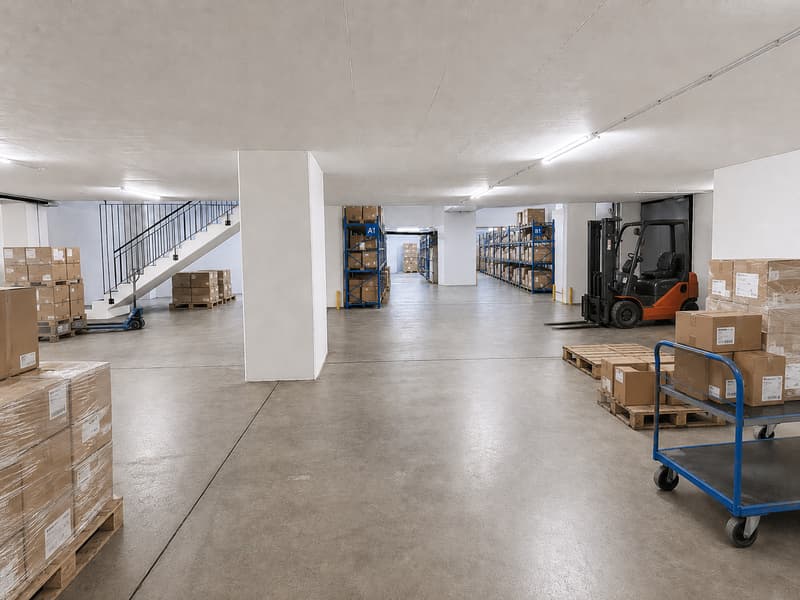 Spazio di stoccaggio efficiente con accesso diretto e collegamento ottimale (9)
