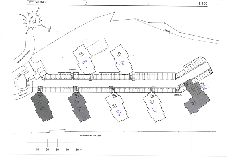 Tiefgaragenparkplatz in Gossau zu verkaufen (2)