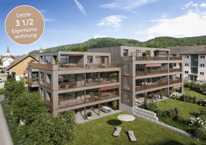 Appartement de style 3.5 pièces au rez-de-chaussée avec 117m2 de part de terrain (1)