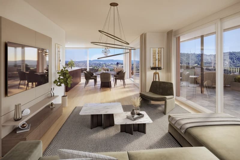 Grosszügige 3.5-Zimmer-Wohnung mit traumhafter Aussicht (1)