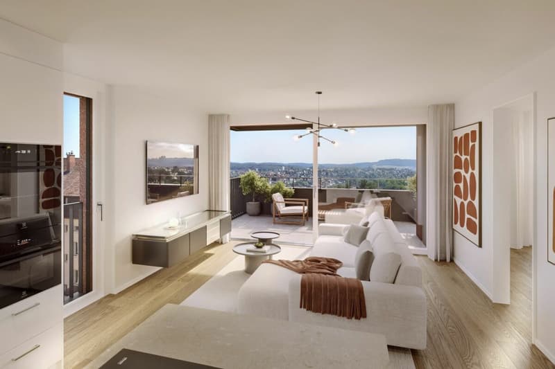 Grosszügige 3.5-Zimmer-Wohnung mit traumhafter Aussicht (2)