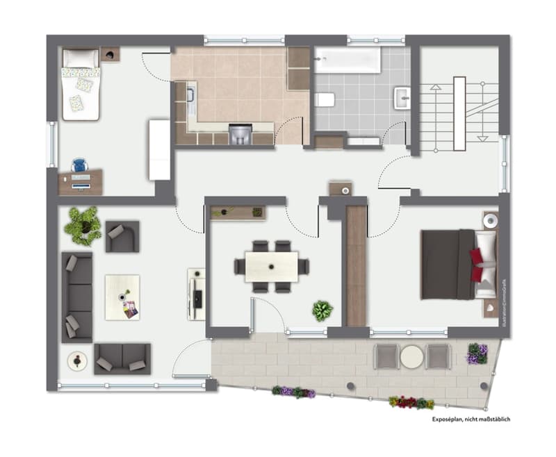 Spacious single-family house with annex in popular residential area in Hohentengen (18)