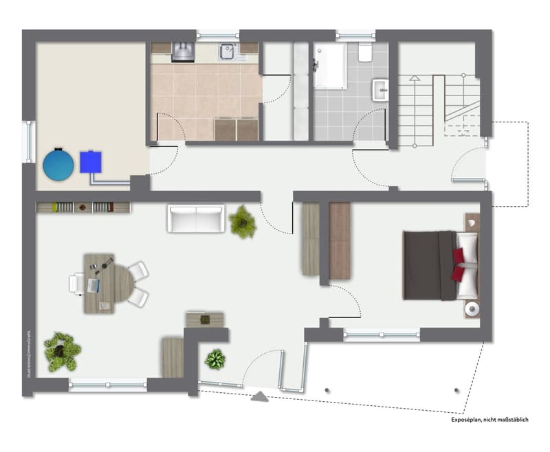 Spacious single-family house with annex in popular residential area in Hohentengen (20)