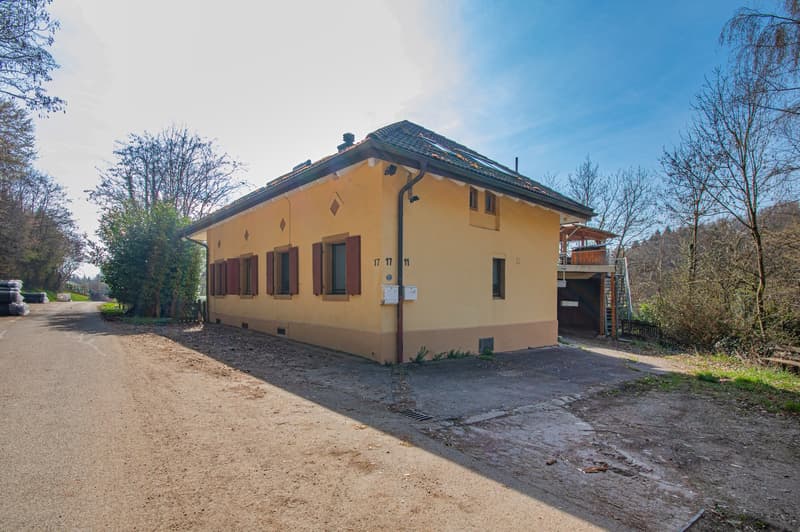 Vivre avec une vue : maison unifamiliale avec annexe et terrasse de rêve dans le vert à Hohenfels (12)