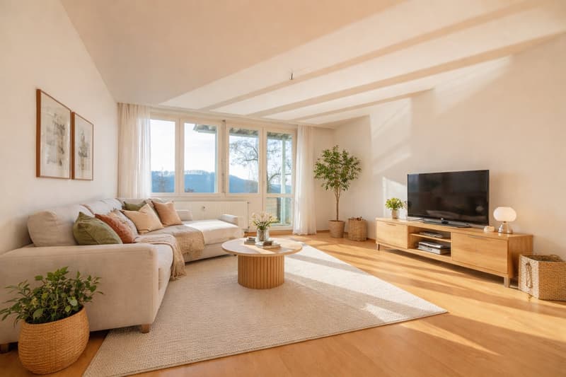 Centre de Waldshut : Appartement 2 pièces sans barrière avec ascenseur et vue sur le Rhin à Waldshut (3)