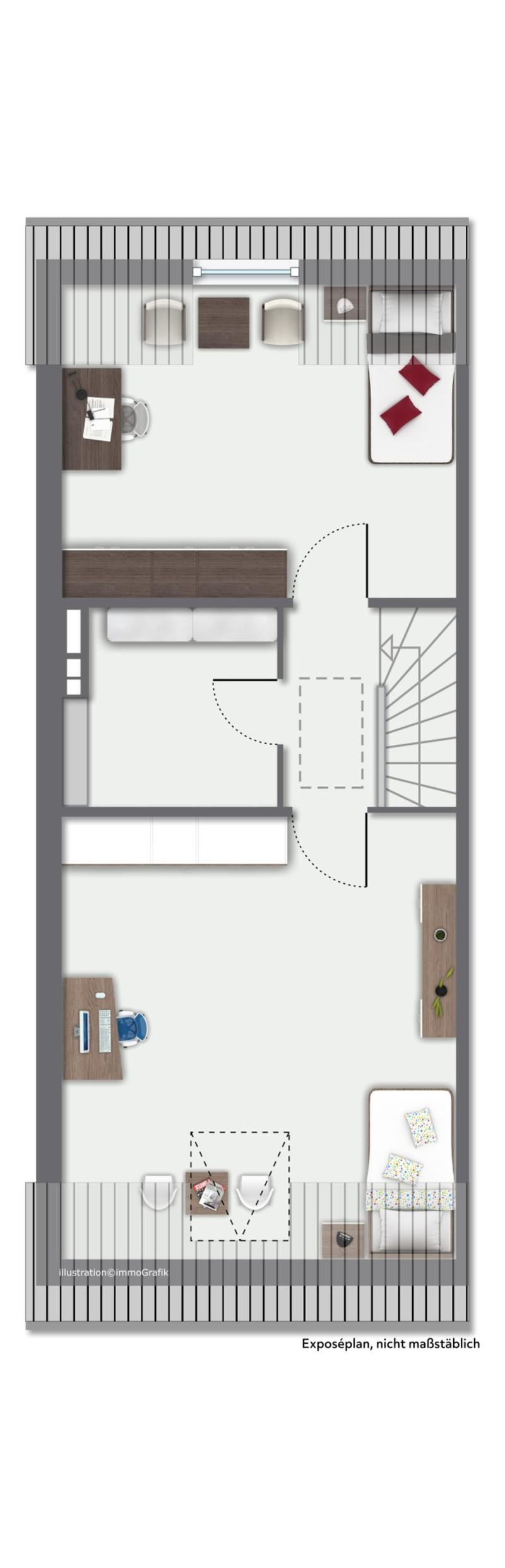 Votre nouvelle maison – maison mitoyenne quasi neuve avec terrasse à Horheim (23)