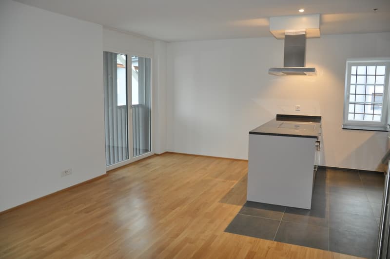 Küche mit Blick ins Esszimmer