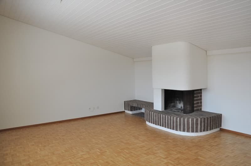 Wohnzimmer mit Cheminée