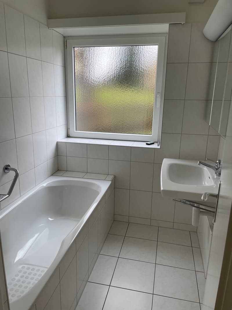 Nasszelle mit Badewanne