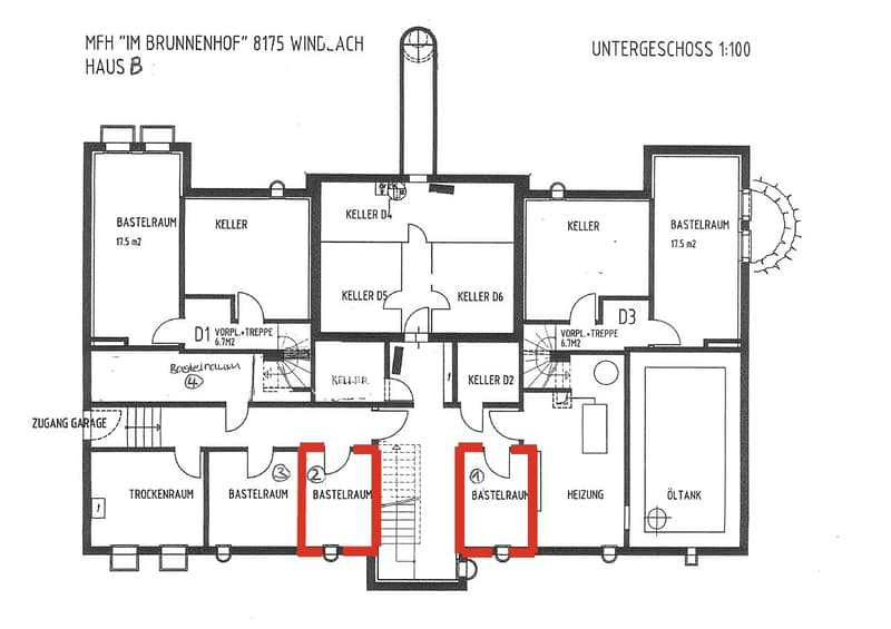 Schöne Bastelräume an ruhiger Lage! (4)
