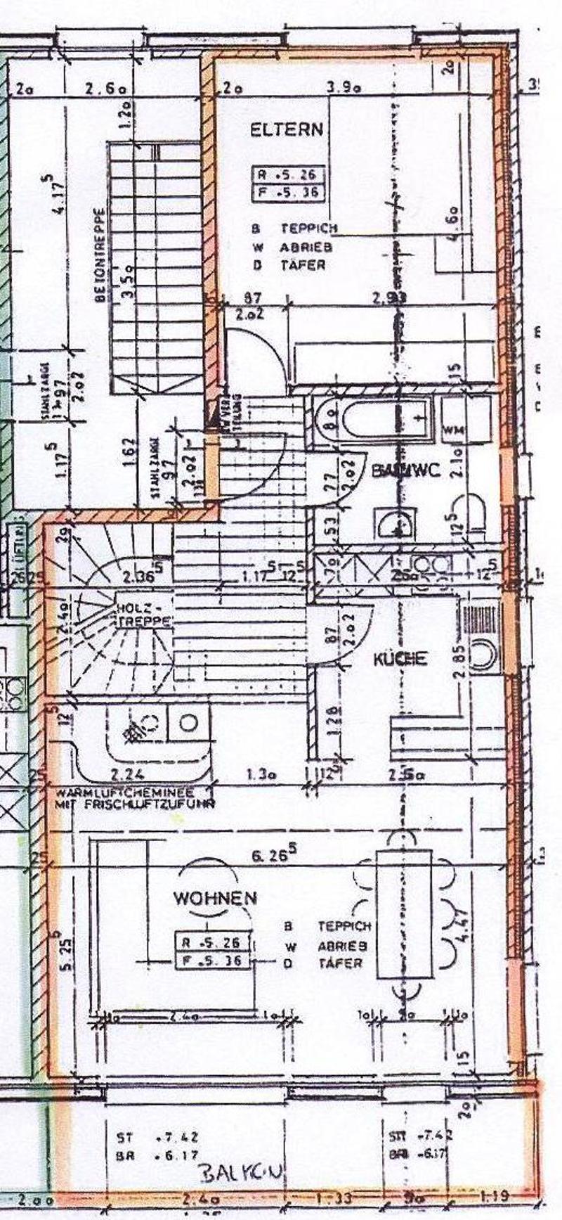 Maisonette di 4,5 locali sotto il tetto in un'area verde (9)