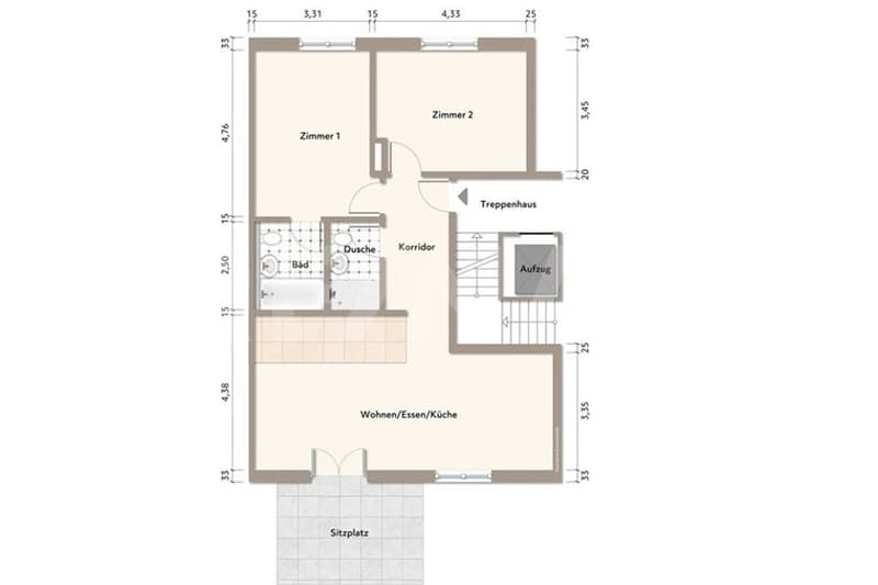 Appartamento in proprietà di 3½ locali in una zona residenziale preferita (11)