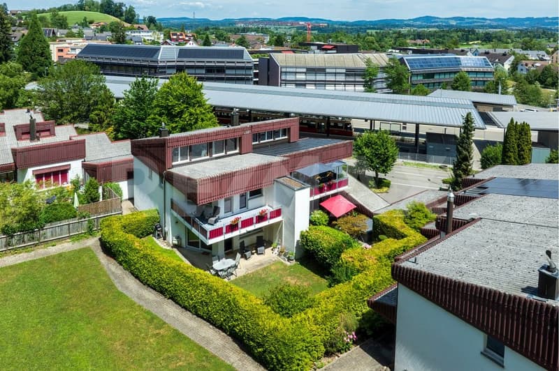 Modernes einseitig angebautes Einfamilienhaus (2)