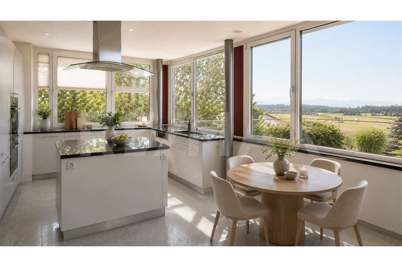 6.5 room house in a sunny, quiet location with a dream view (3)