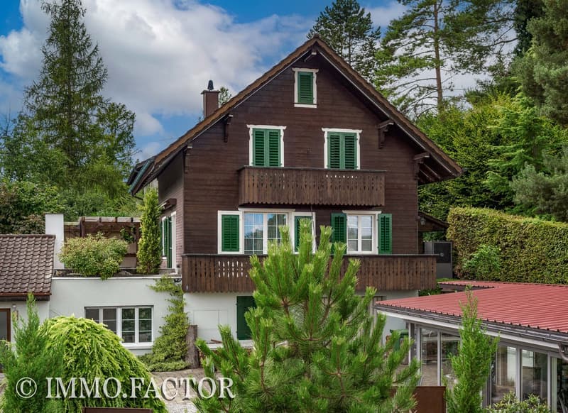 Enchanting ensemble of chalet, bungalow, studio building & shed (22)
