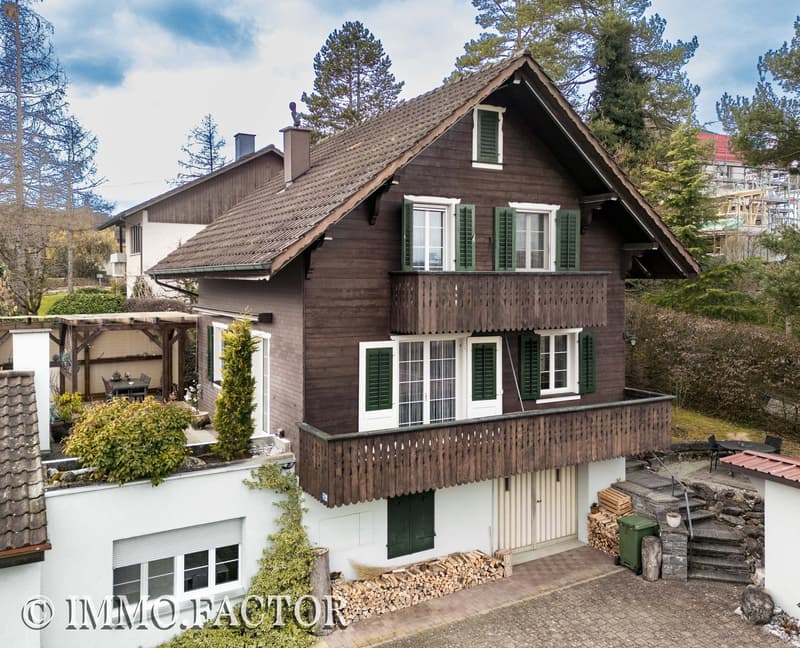 Enchanting ensemble of chalet, bungalow, studio building & shed (3)