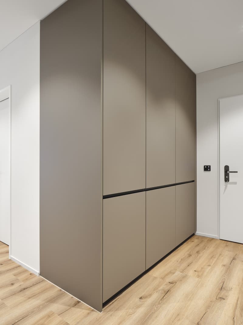 Musterwohnung Eingangsbereich inkl. Einbauschränke