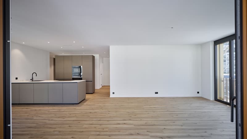 Musterwohnung Küche inkl. Wohn- und Essbereich