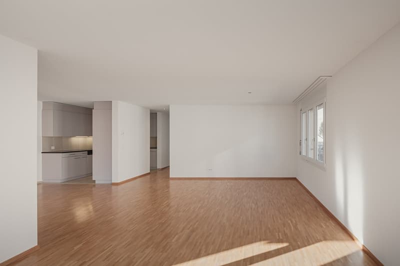 Musterwohnung Wohn- und Essbereich