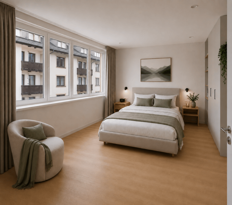 Moderne und zentral gelegene 3.5-Zimmer-Wohnung, in Arosa (Zweitwohnung) (2)