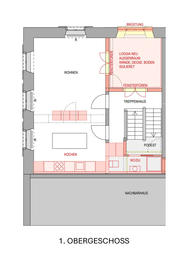 Charming 5.5-room row house in a quiet yet central location in Ennenda (5)