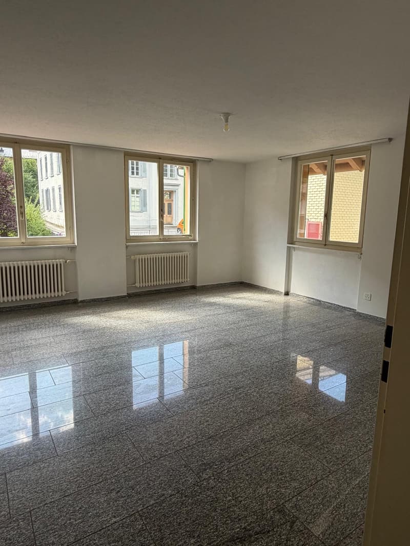 Charming 3.5-room old building apartment with balcony and mountain view in Haslen GL (8)