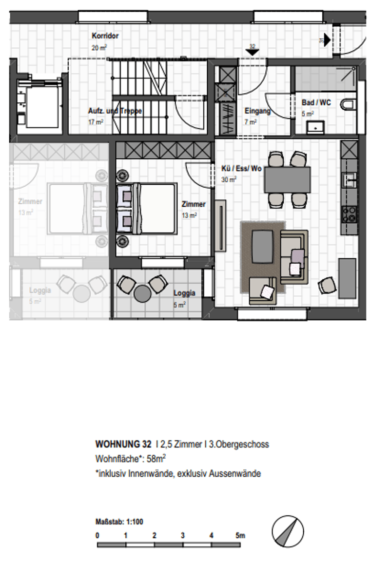 Moderne 2 1/2 Zimmerwohnung (6)
