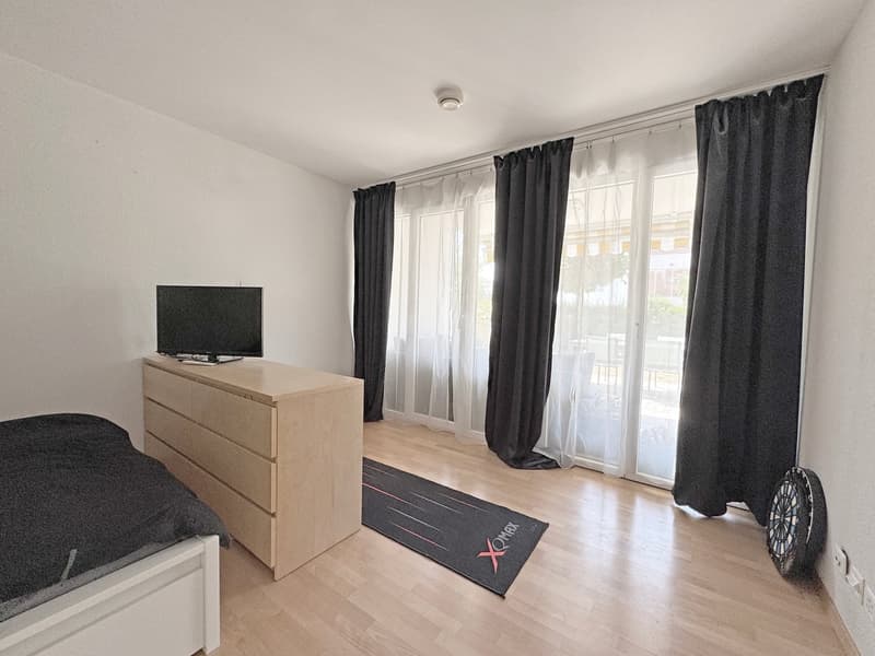 Appartement en propriété attrayant, 4½ pièces au rez-de-chaussée, avec espace vert privé et place de parking en sous-sol (15)