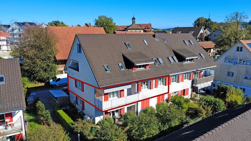 Grosszügige, durchdachte 4 ½-Zimmer- Wohnung, ruhiges Wohnquartier, inkl. 2 Tiefgaragenplätze (1)