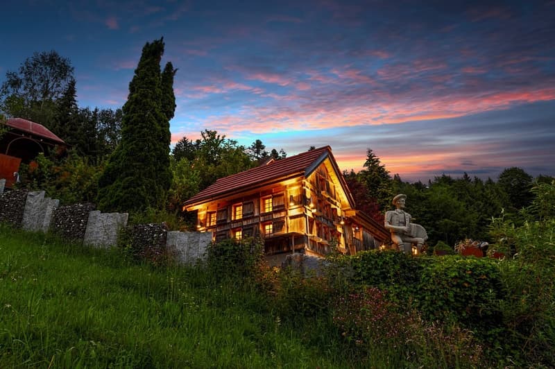 Casa colonica di Toggenburg in una posizione unica e solitaria con pace, vista e storia (4)
