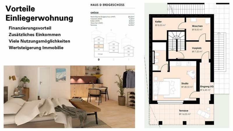 Elegant house with a separate granny flat - Versatile living in Bergün Bravuogn (House D) (5)