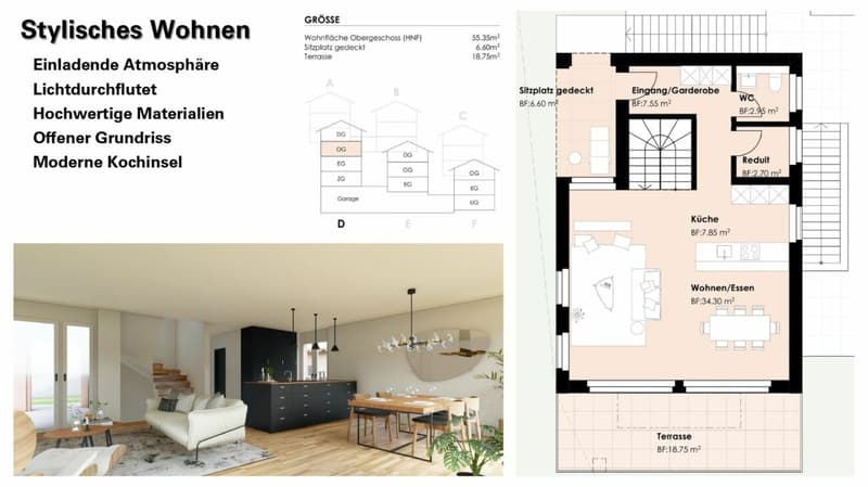 Elegant house with a separate granny flat - Versatile living in Bergün Bravuogn (House D) (6)