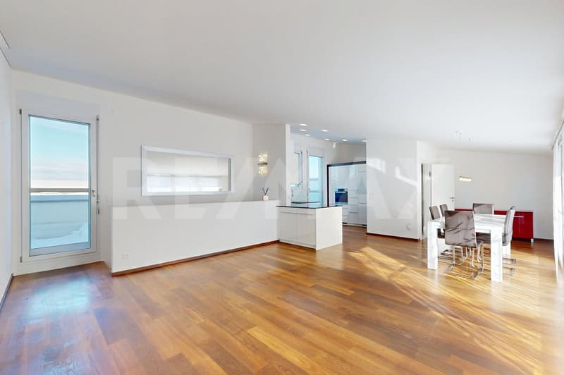 Appartement attique 5,5 pièces avec terrasse ensoleillée - près de St. Gallen, loin de la vie quotidienne (8)