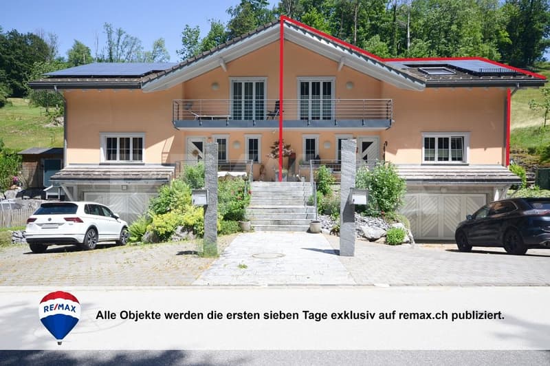 5.5 Room Semi-Detached House Family-Friendly Living in Nature in Kobelwald (1)