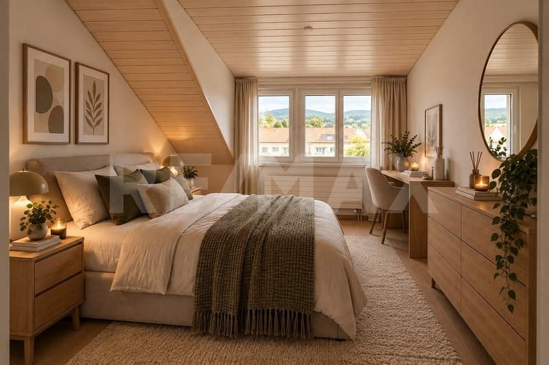 Grosszügige Dachwohnung zum Wohlfühlen (8)
