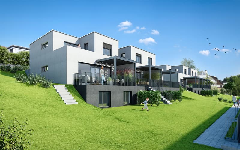 Von Sonne und Aussicht verwöhnt: Reihen-Einfamilienhäuser in Iberg-Winterthur (Baubeginn ist erfolgt) (2)