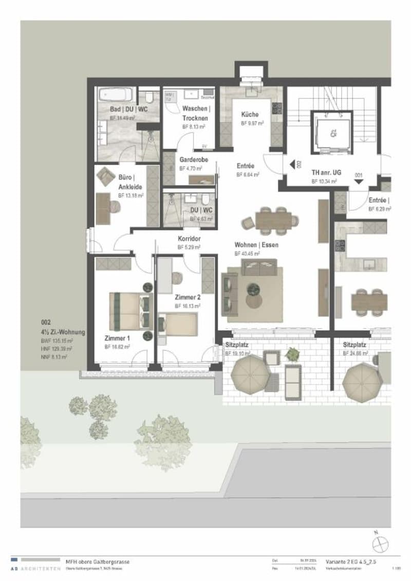Grundriss Var. 2