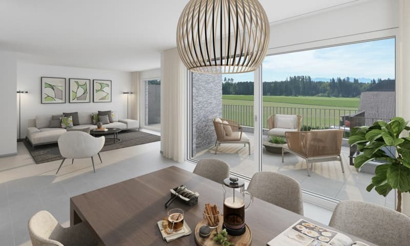 Construction start has taken place. Peace, sun, and panoramic views: comfortable new building living «i de Breiti» (3)