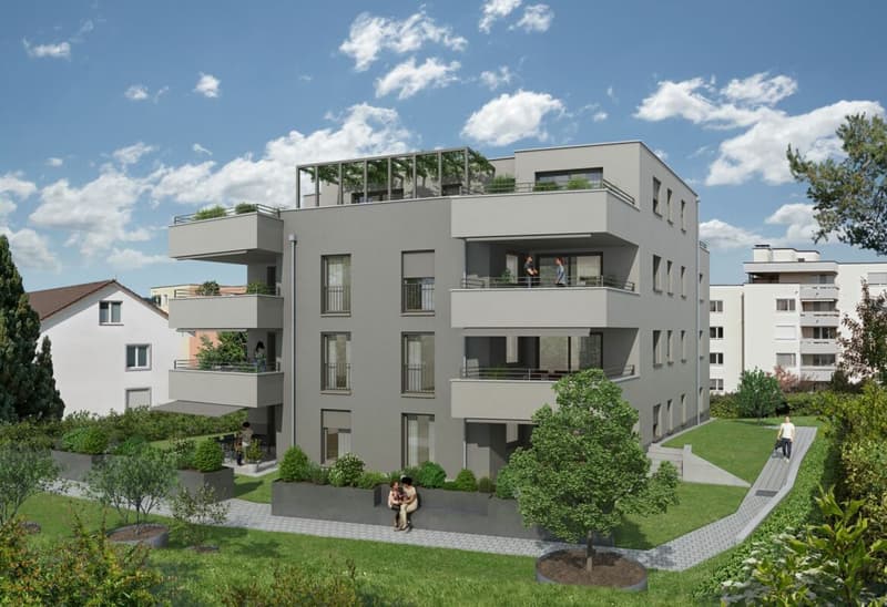 Jenseits des Gewöhnlichen: komfortables Neubauwohnen mitten in Gossau (1)