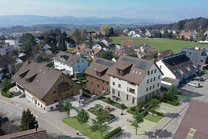 BEZUGSBEREIT AB Januar 2027! Landwohnen in Stadtnähe: Neubauwohnungen im Herzen des Dorfes Wermatswil (11)
