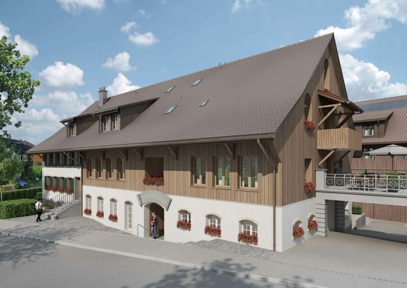 BEZUGSBEREIT AB Januar 2027! Landwohnen in Stadtnähe: Neubauwohnungen im Herzen des Dorfes Wermatswil (9)